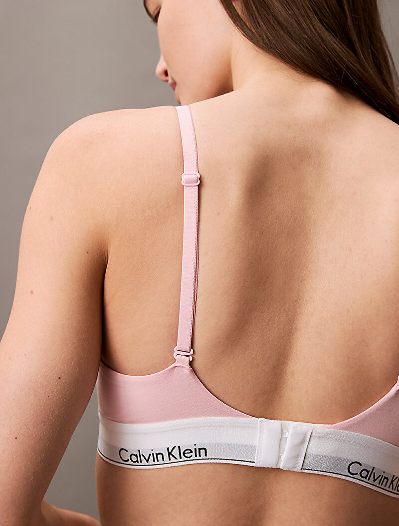 Calvin Klein Pembe Renkli Kadın Lightly Lined Üçgen Sütyen