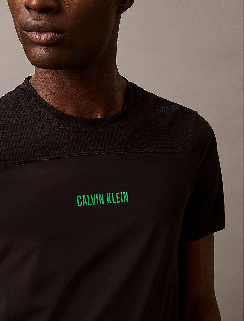 Calvin Klein Siyah Renkli Erkek Baselayer T-shirt