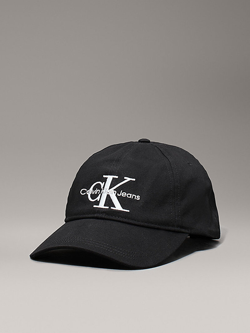 Calvin Klein Siyah Renkli Erkek Monogram Şapka