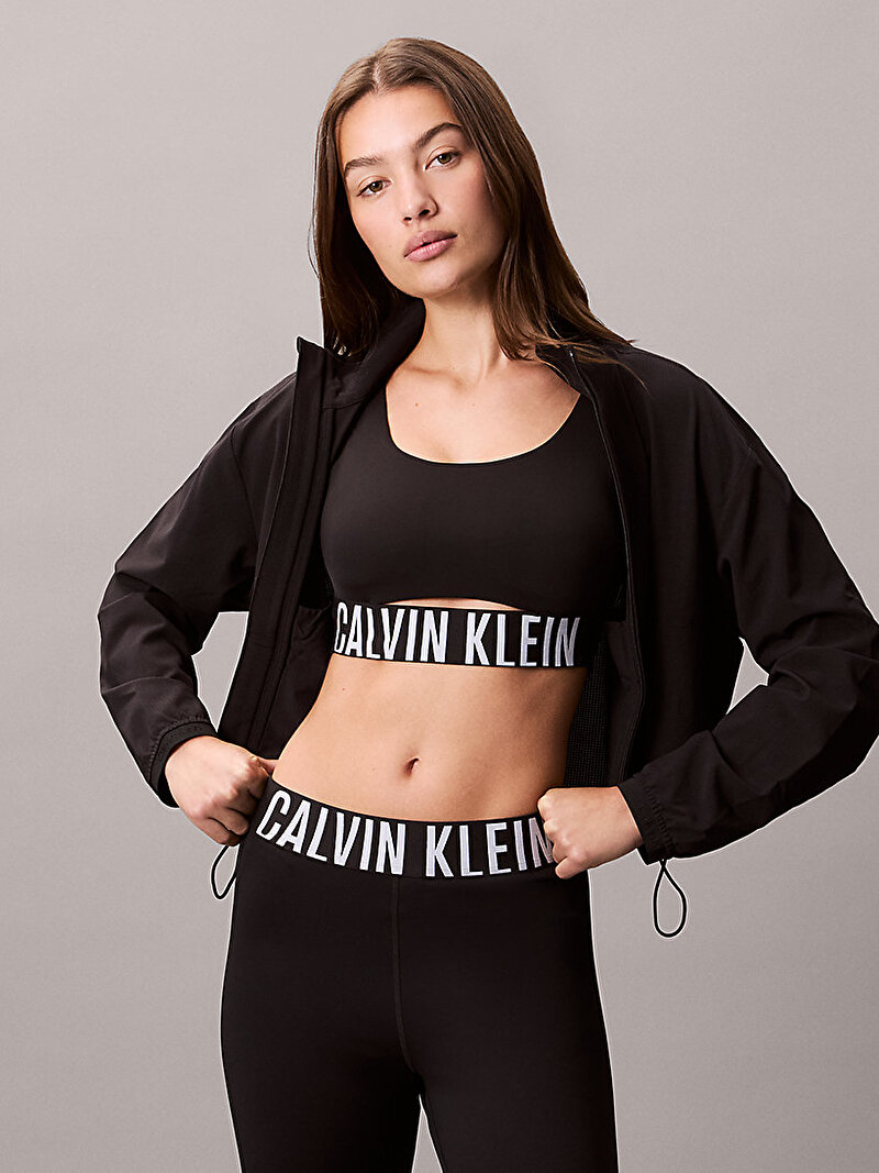 Calvin Klein Siyah Renkli Kadın Intense Power Medium Spor Sütyeni