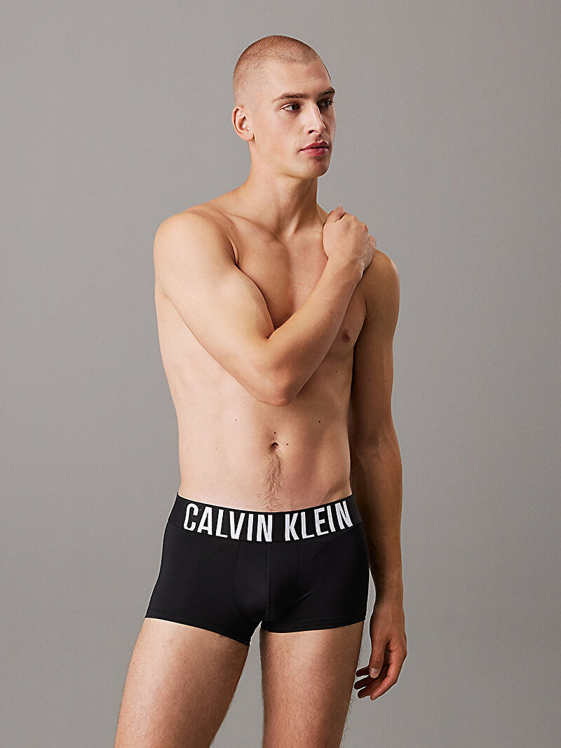 Calvin Klein Siyah Renkli Erkek 3'lü Paket Low Rise Trunk Boxer Seti