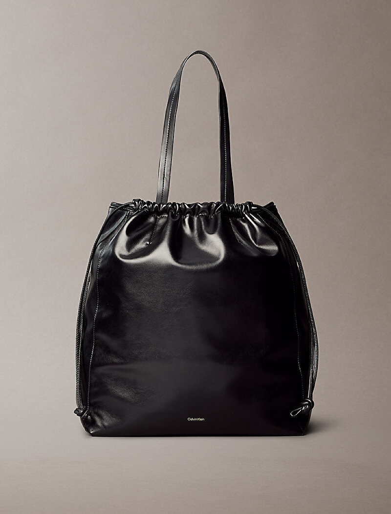 Calvin Klein Siyah Renkli Kadın Drawstring Tote Çanta