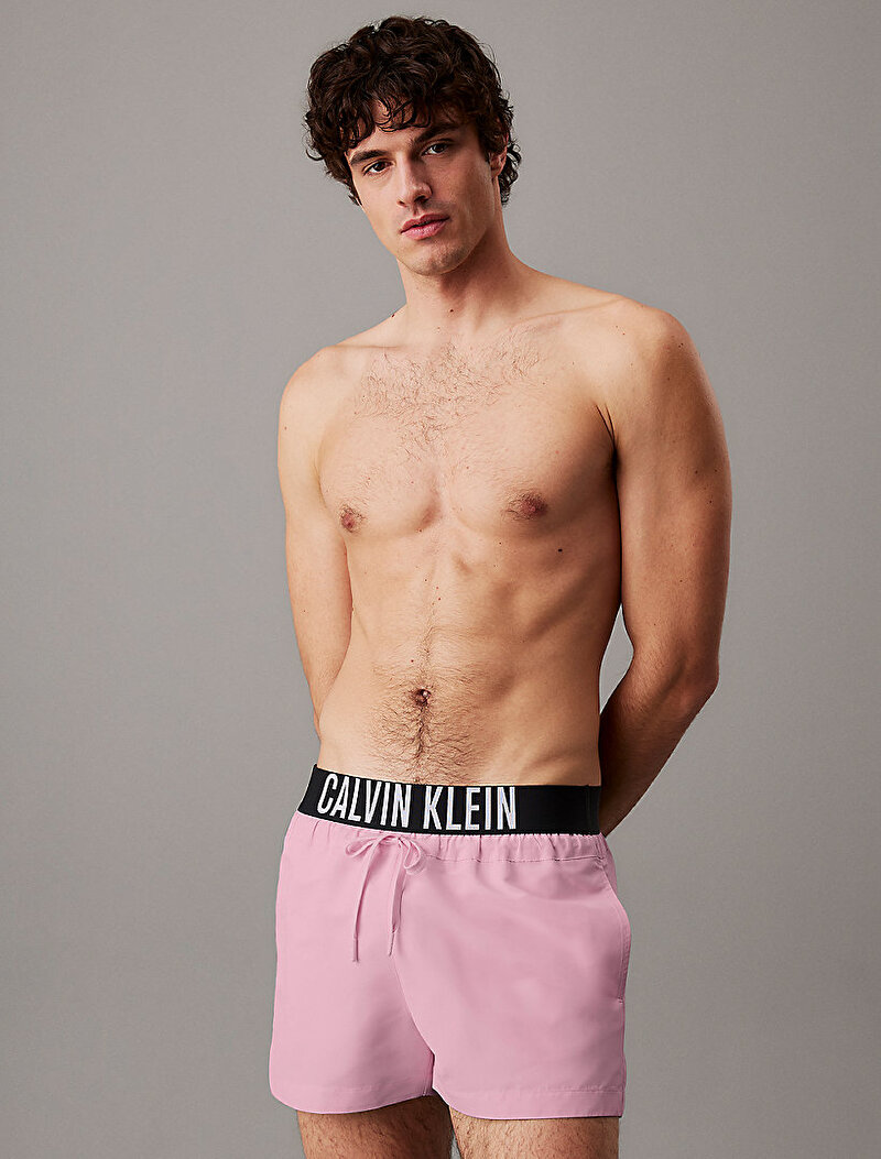 Calvin Klein Pembe Renkli Erkek Deniz Şortu