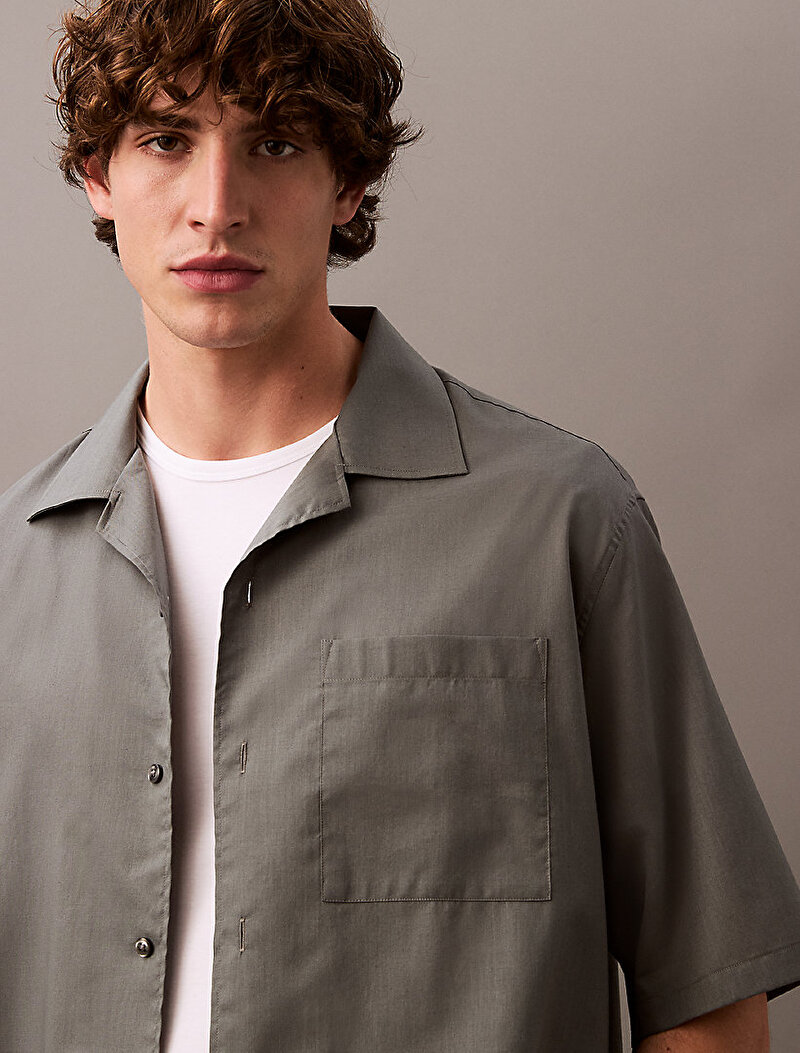 Erkek Cotton Gauze Relax Gömlek