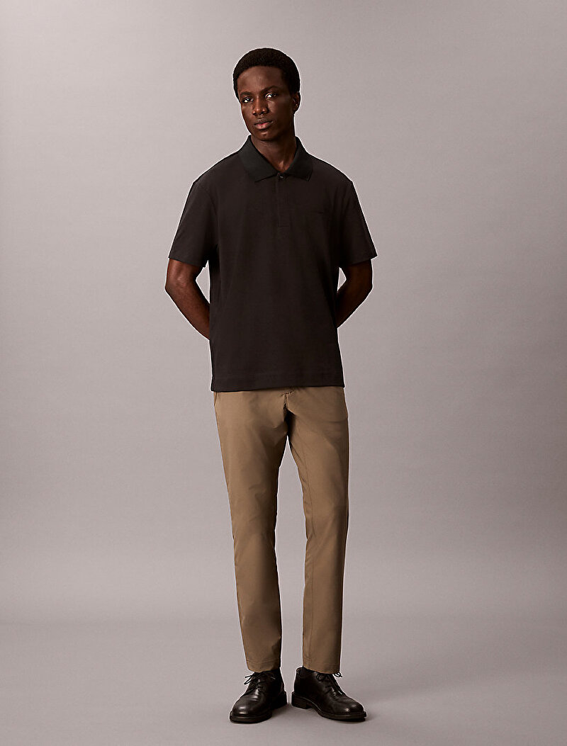 Calvin Klein Kahverengi Renkli Erkek Slim Tech Stretch Pantolon