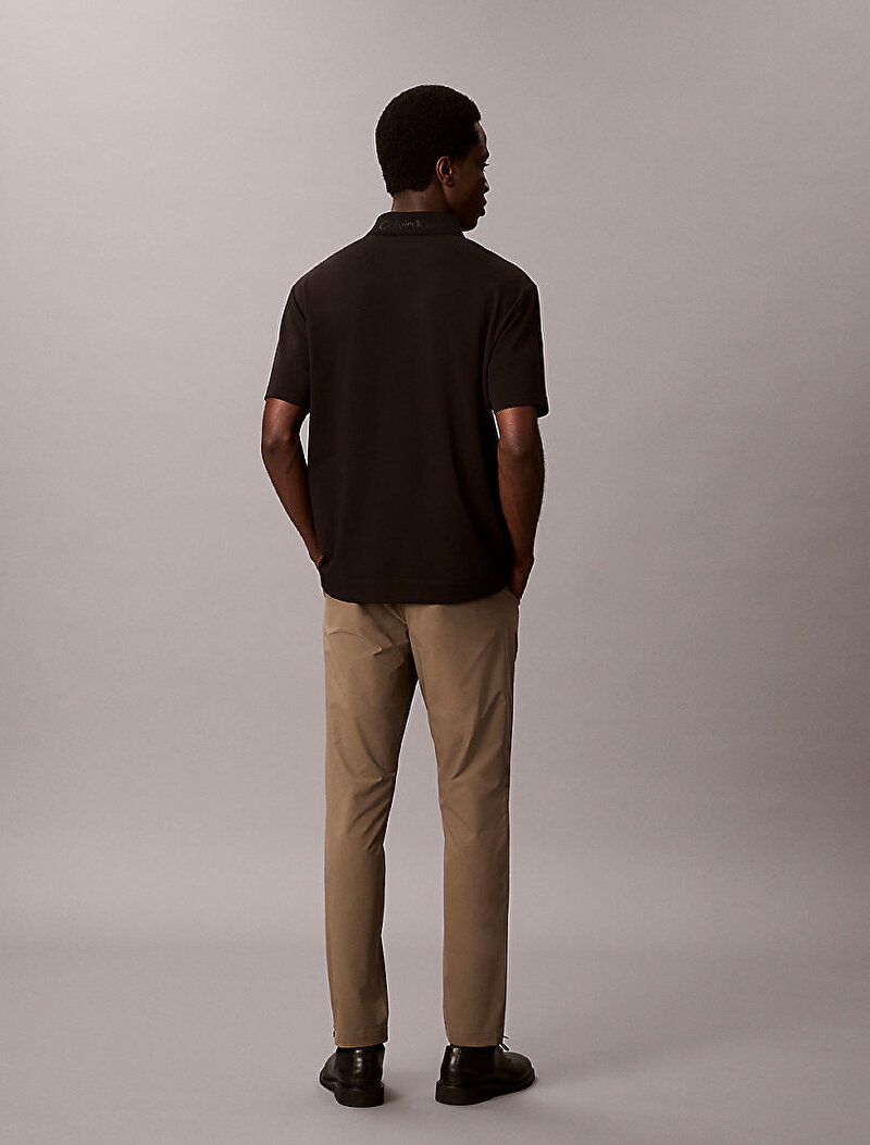 Calvin Klein Kahverengi Renkli Erkek Slim Tech Stretch Pantolon
