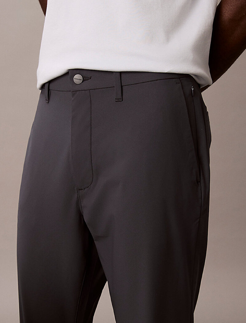 Calvin Klein Siyah Renkli Erkek Slim Tech Stretch Pantolon