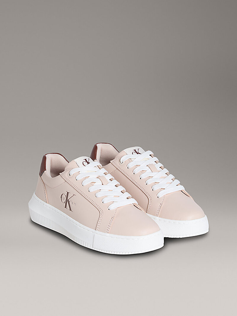 Calvin Klein Pembe Renkli Kadın Chunky Cupsole Mono Sneaker