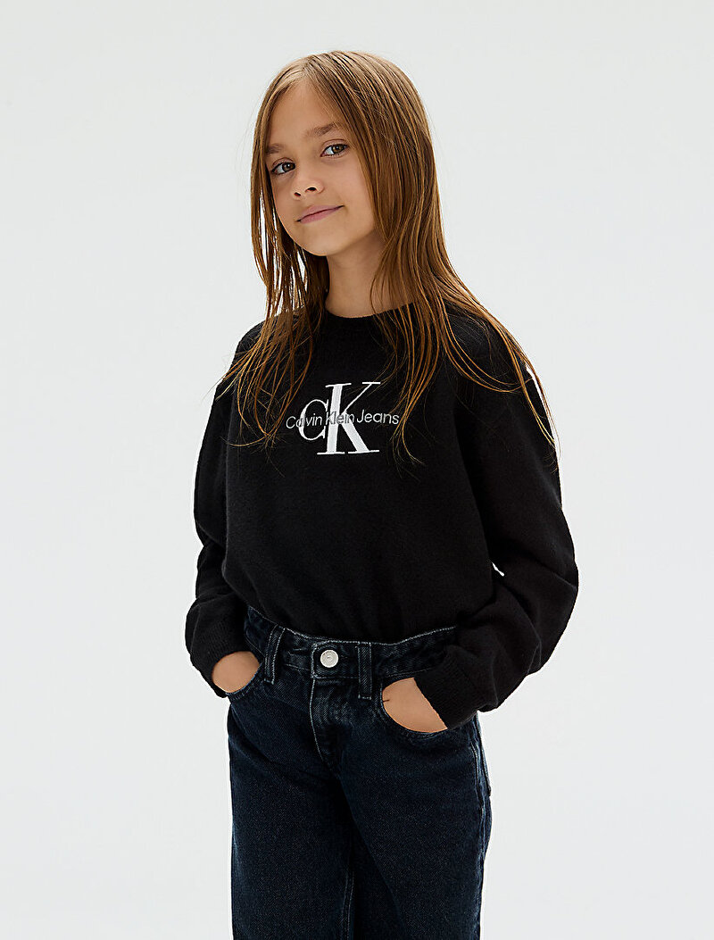 Kız Çocuk Monologo Sweatshirt