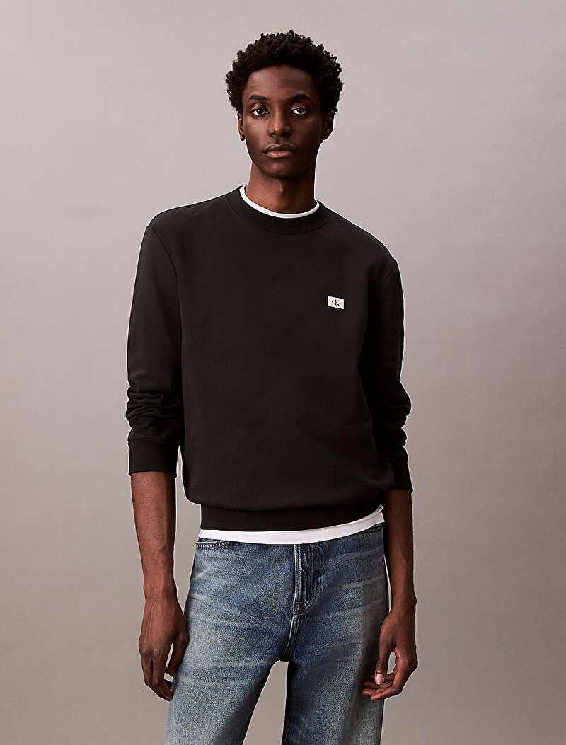 Erkek Badge Sweatshirt