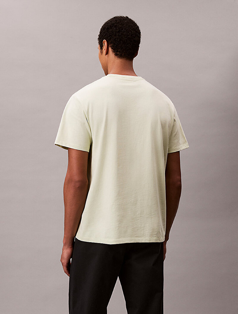 Calvin Klein Bej Renkli Erkek Hero Monologo T-shirt