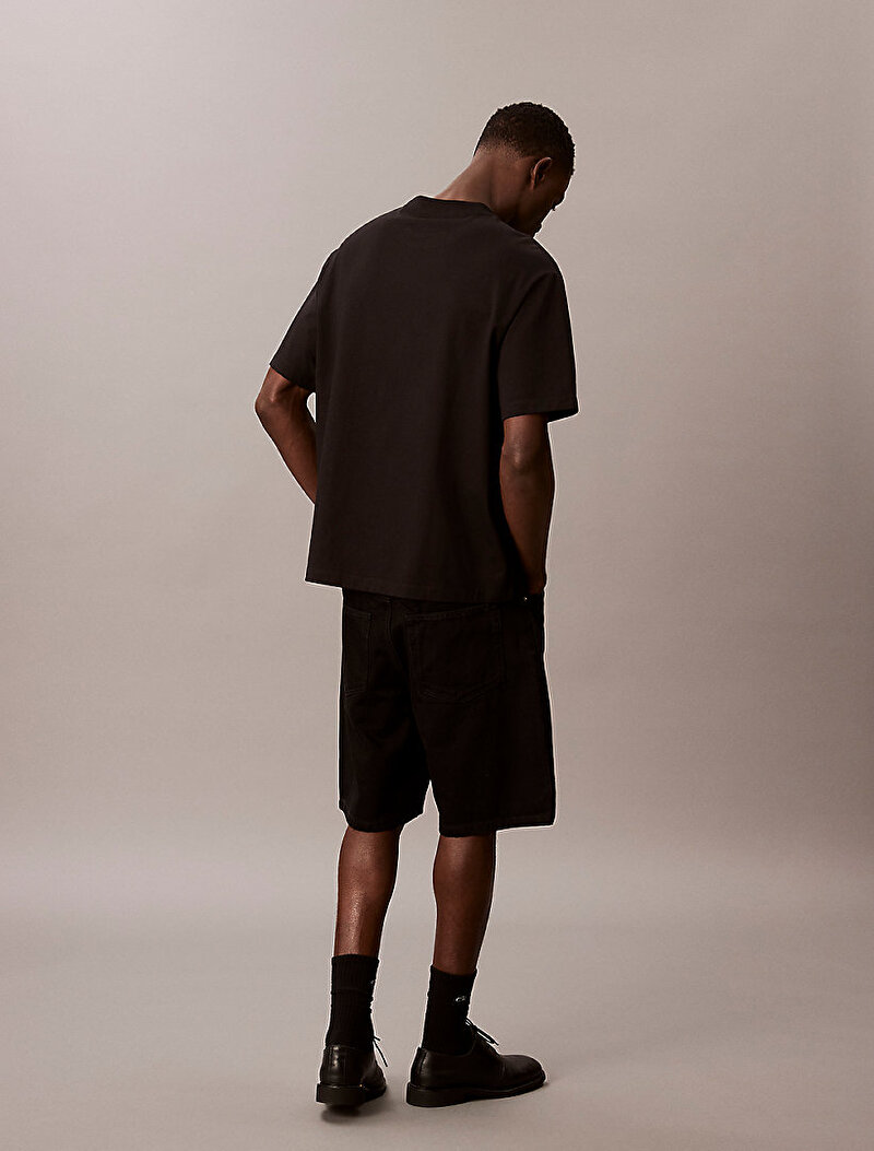 Calvin Klein Siyah Renkli Erkek Relaxed Fit T-shirt