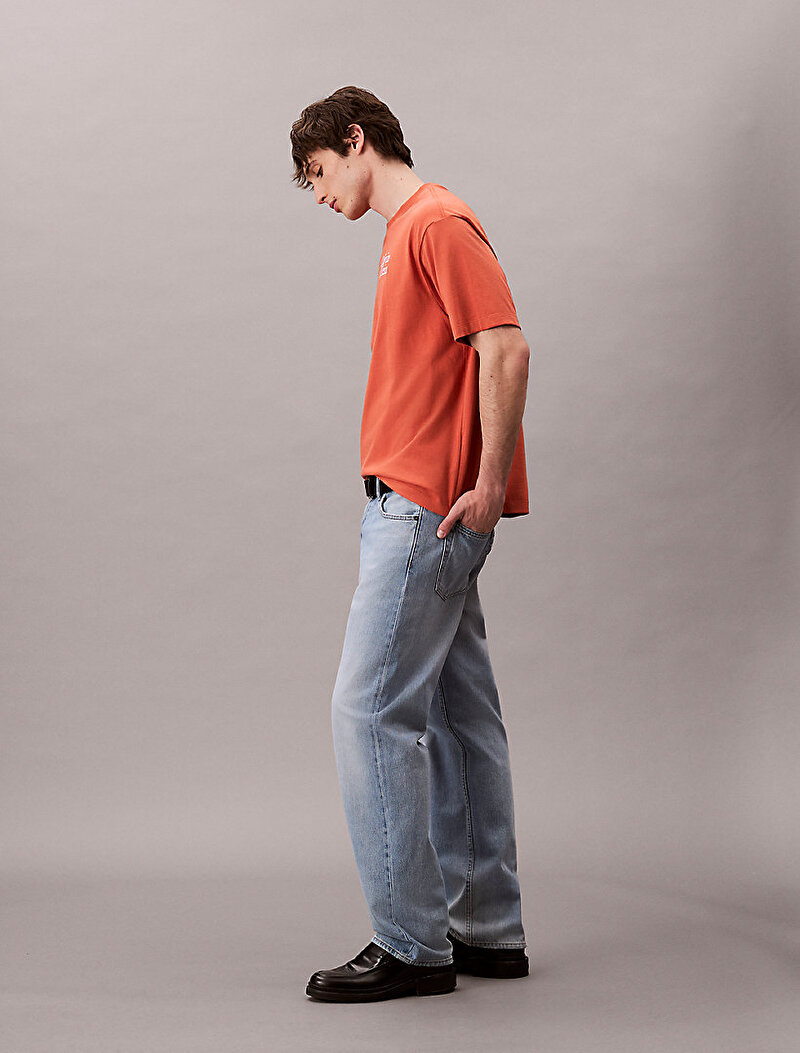 Calvin Klein Turuncu Renkli Erkek Calvin resort T-shirt