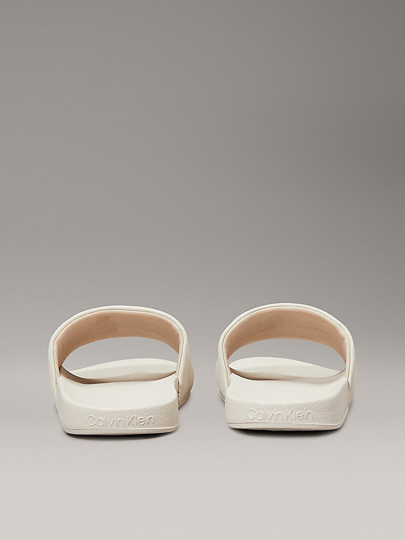 Calvin Klein Beyaz Renkli Erkek Plaj Terliği