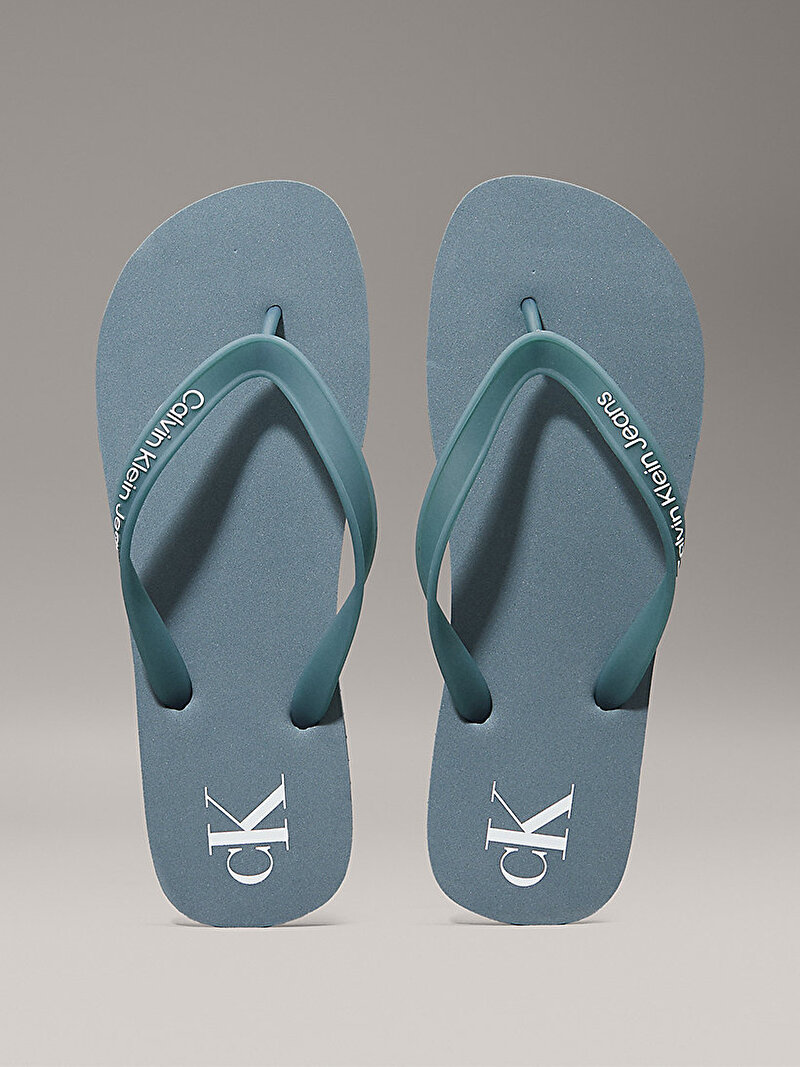 Calvin Klein Mavi Renkli Erkek Plaj Terliği