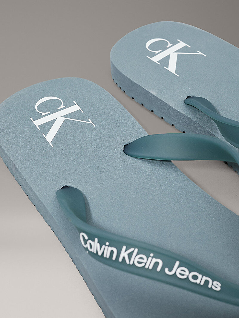 Calvin Klein Mavi Renkli Erkek Plaj Terliği