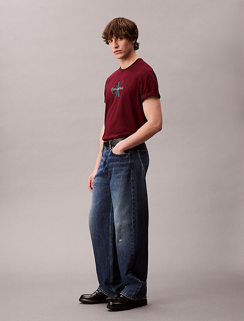 Calvin Klein Kırmızı Renkli Erkek Hero Monologo T-shirt