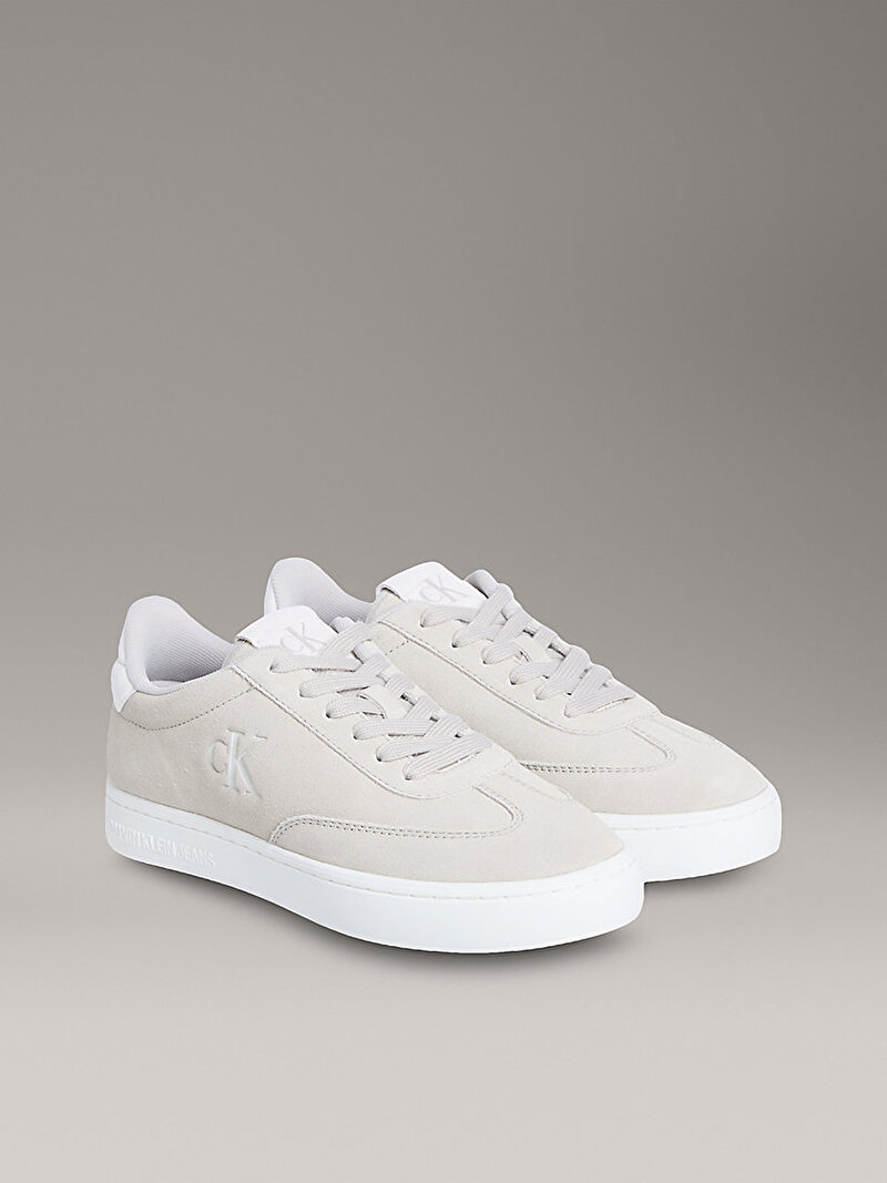 Calvin Klein Bej Renkli Kadın Classic Cupsole Mix Sneaker