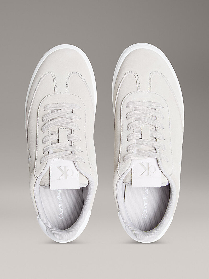 Calvin Klein Bej Renkli Kadın Classic Cupsole Mix Sneaker