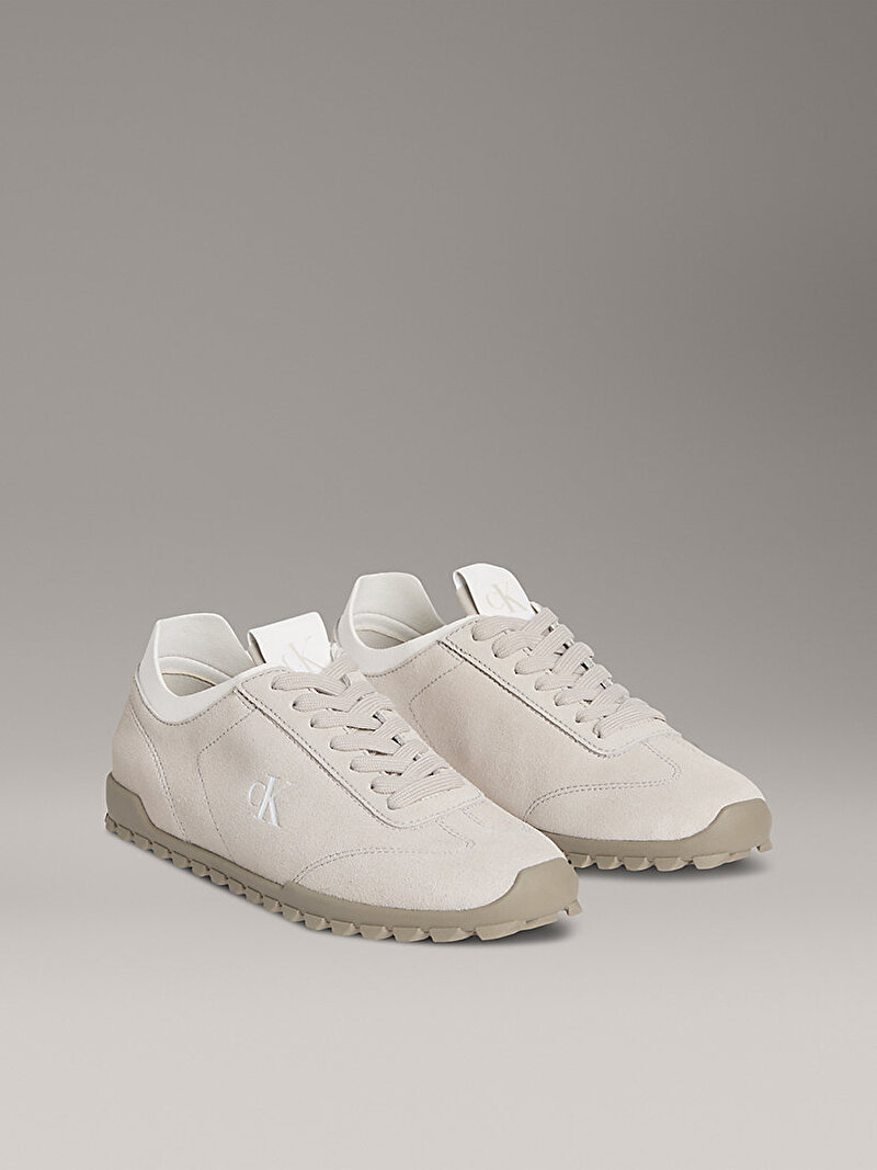 Calvin Klein Beyaz Renkli Kadın Low Profile Runner Sneaker