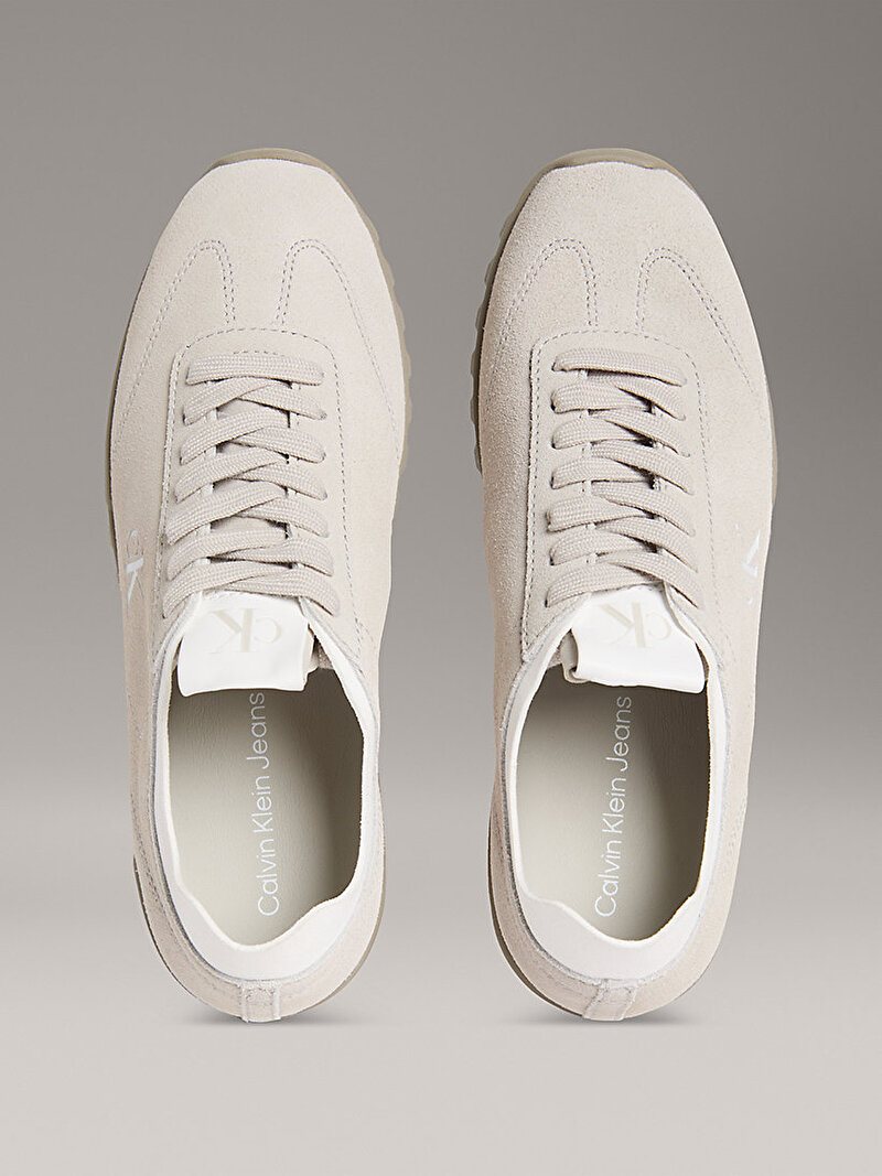 Calvin Klein Beyaz Renkli Kadın Low Profile Runner Sneaker