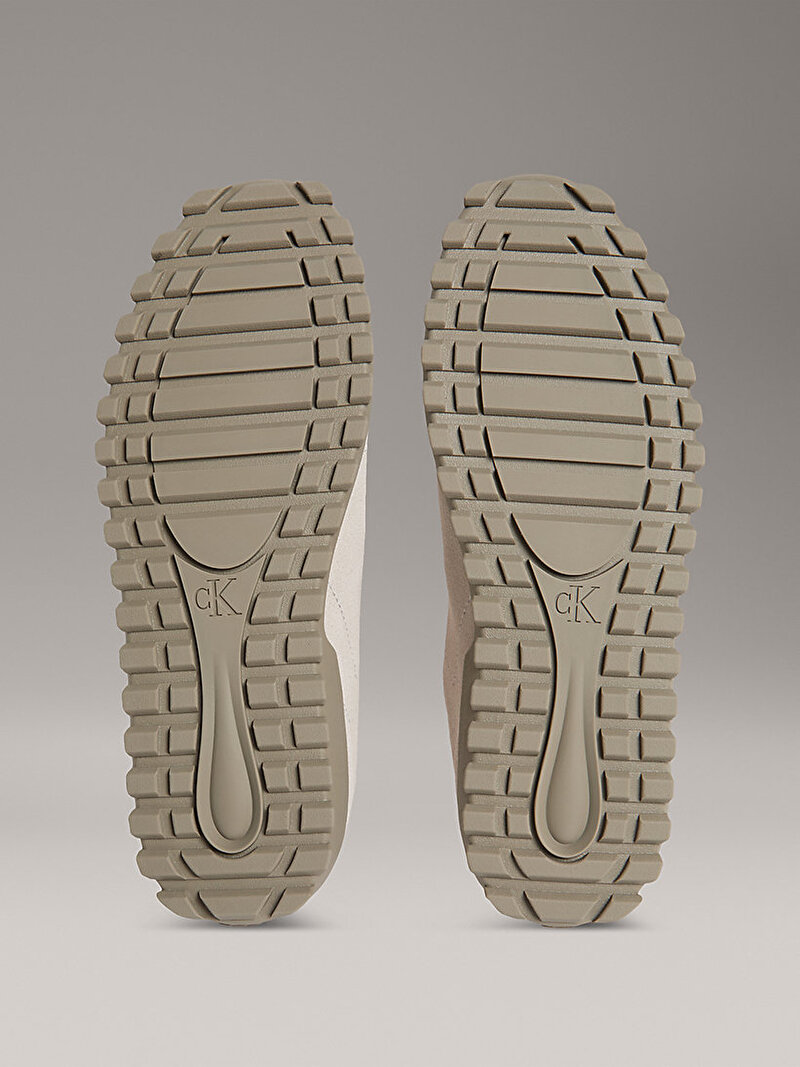 Calvin Klein Beyaz Renkli Kadın Low Profile Runner Sneaker