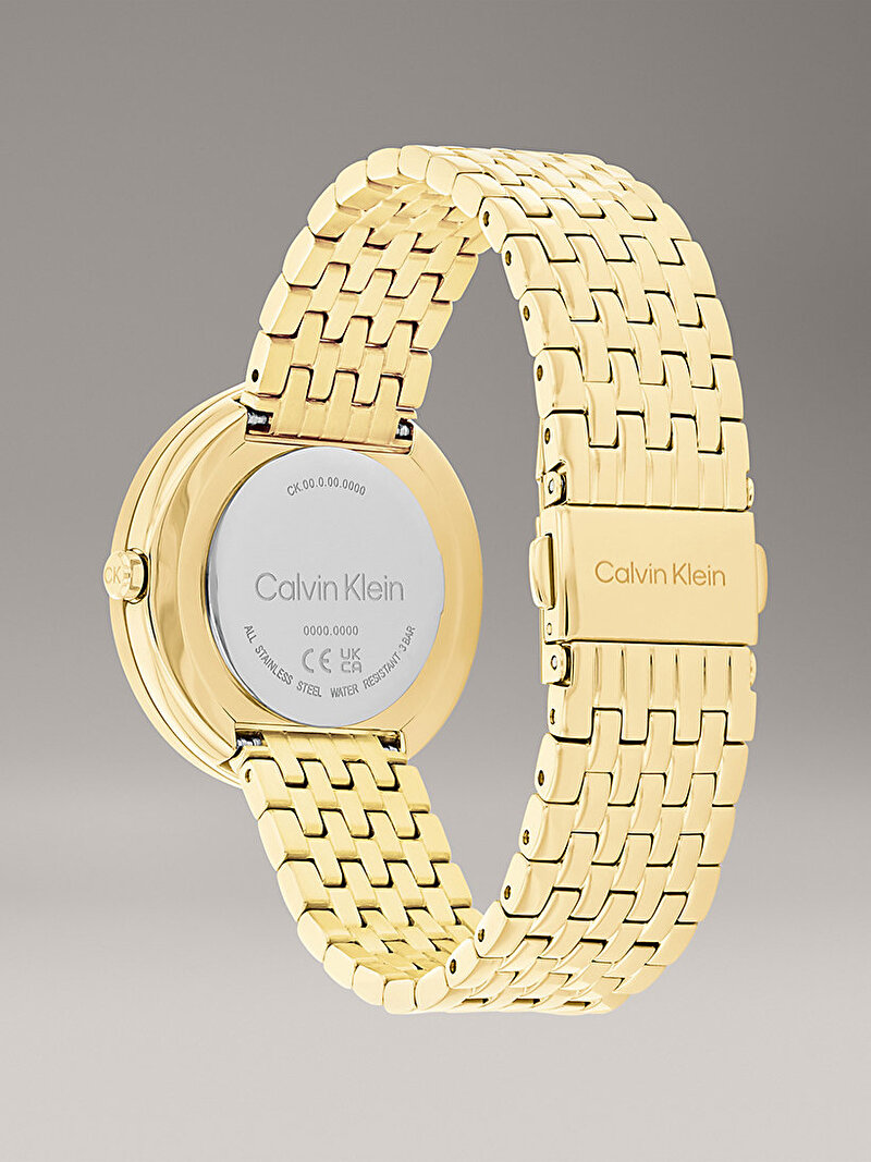 Calvin Klein Gold Renkli Kadın Twisted Bezel Saat