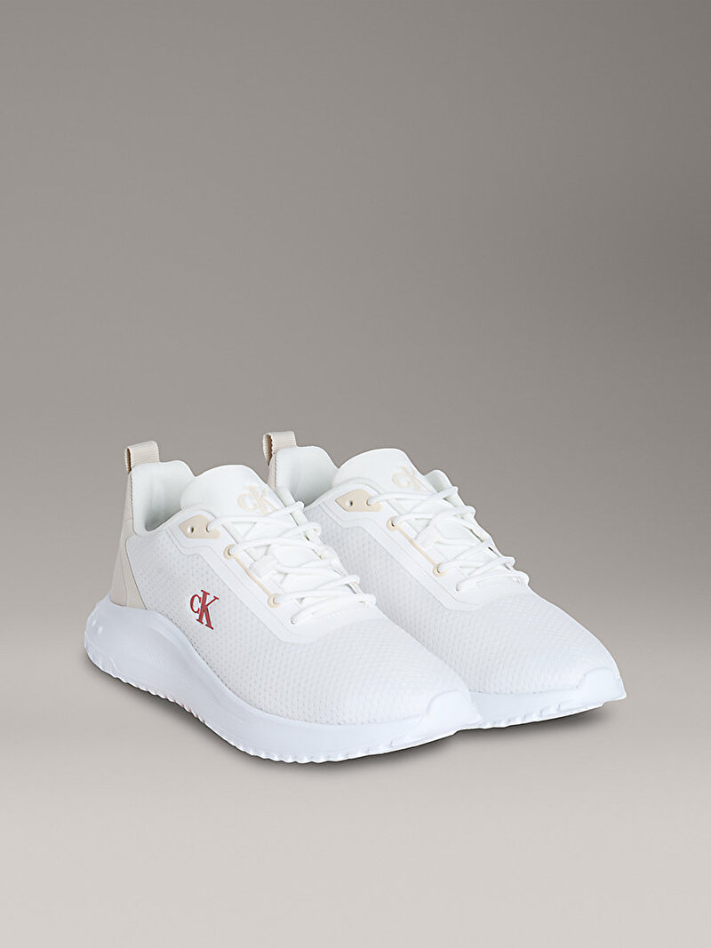 Calvin Klein Beyaz Renkli Erkek Eva Runner Mix Mesh Sneaker