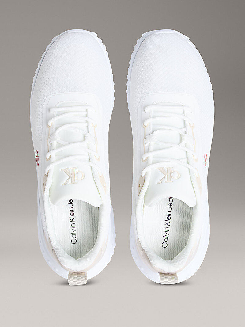 Calvin Klein Beyaz Renkli Erkek Eva Runner Mix Mesh Sneaker
