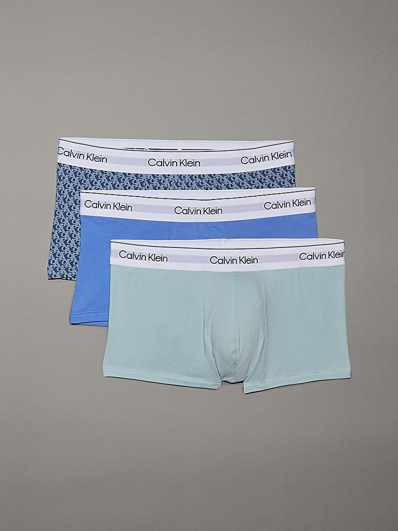 Erkek 3'lü Paket Low Rise Trunk Boxer Seti