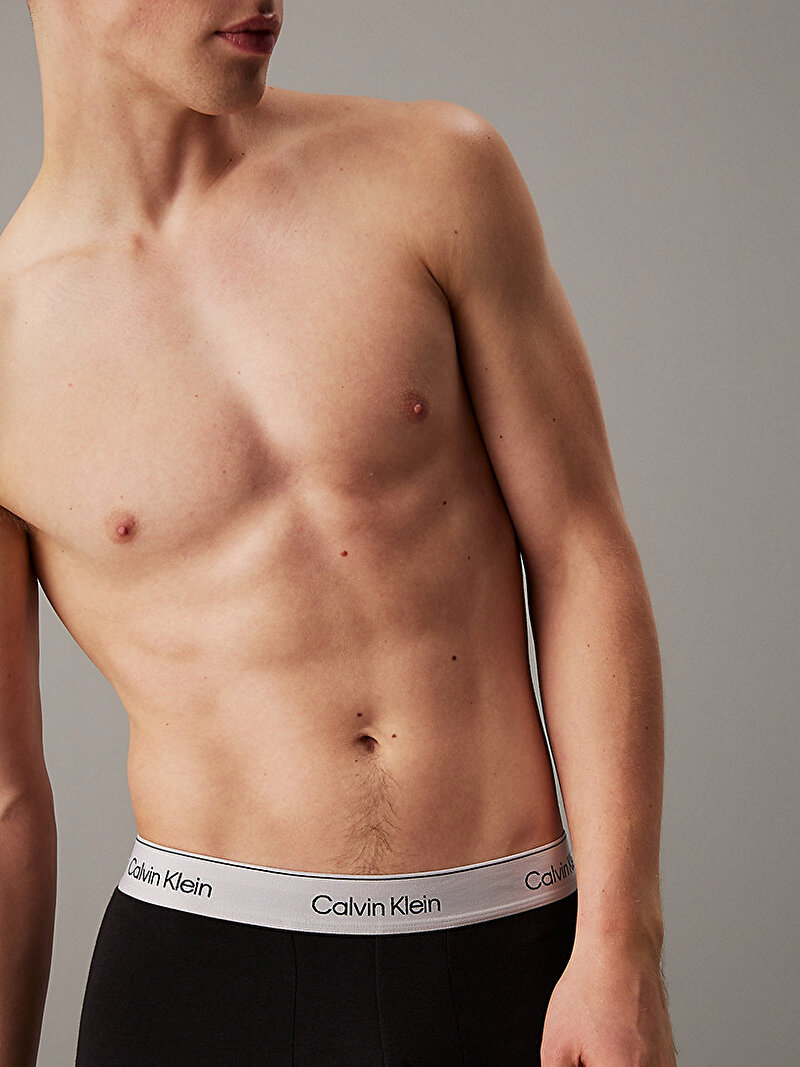Calvin Klein Siyah Renkli Erkek 3'lü Paket Trunk Boxer Seti