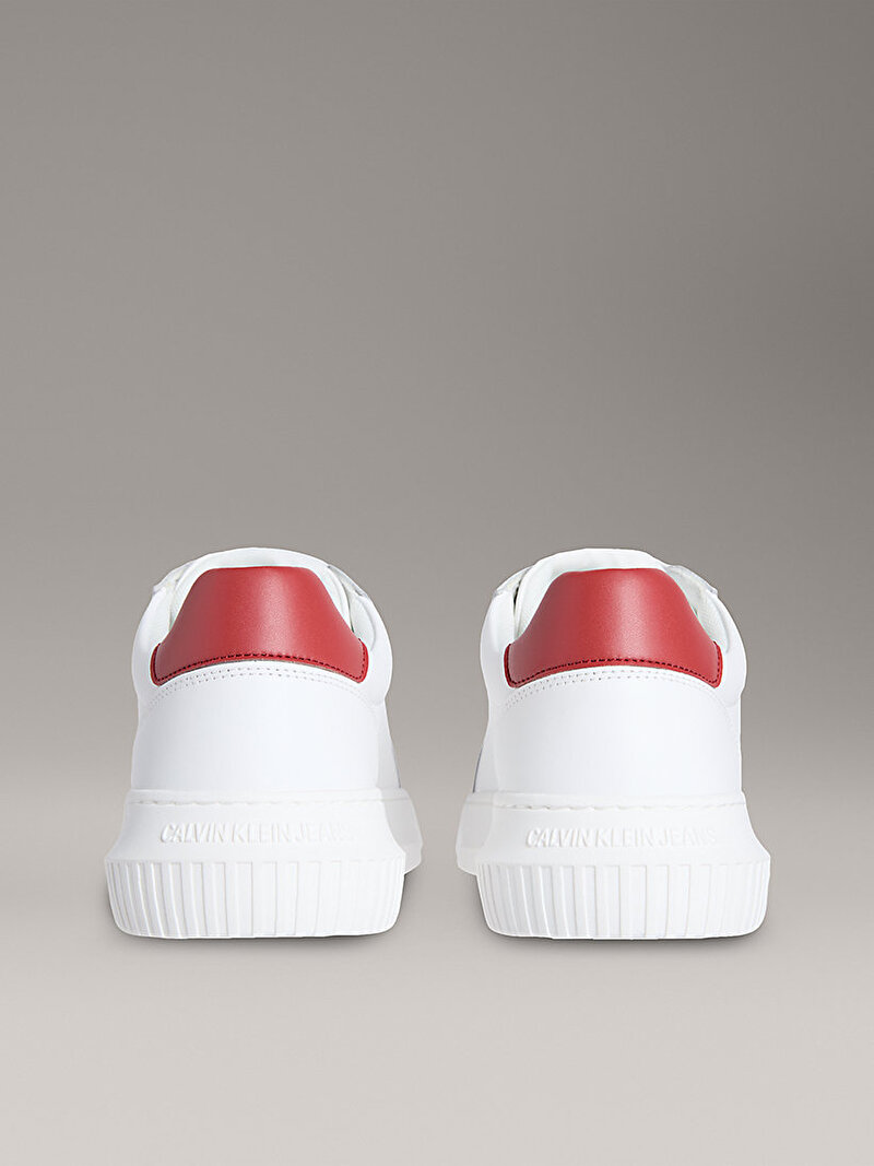 Calvin Klein Beyaz Renkli Erkek Chunky Cupsole Mono Sneaker