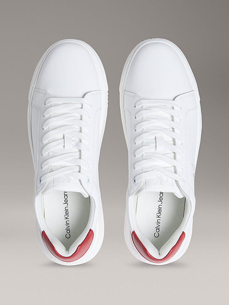 Calvin Klein Beyaz Renkli Erkek Chunky Cupsole Mono Sneaker