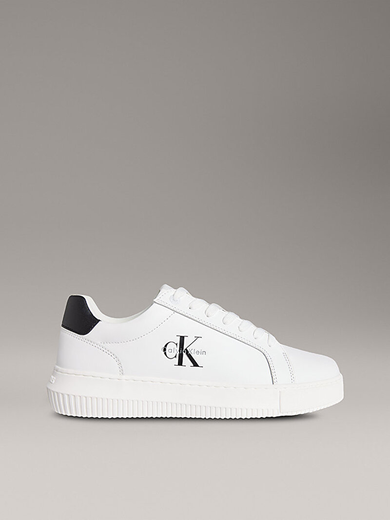 Calvin Klein Beyaz Renkli Erkek Chunky Cupsole Mono Sneaker