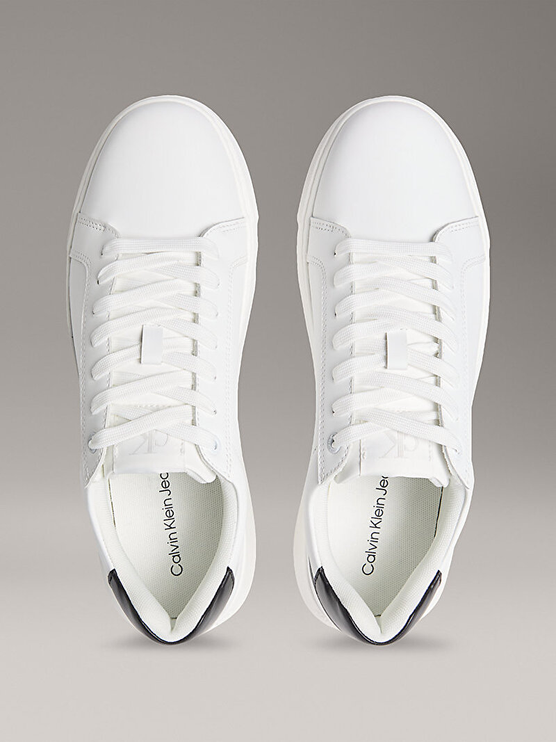 Calvin Klein Beyaz Renkli Erkek Chunky Cupsole Mono Sneaker