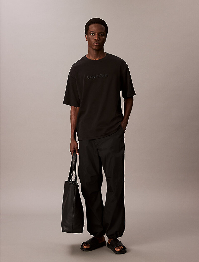 Calvin Klein Siyah Renkli Erkek Fashion Logo T-shirt