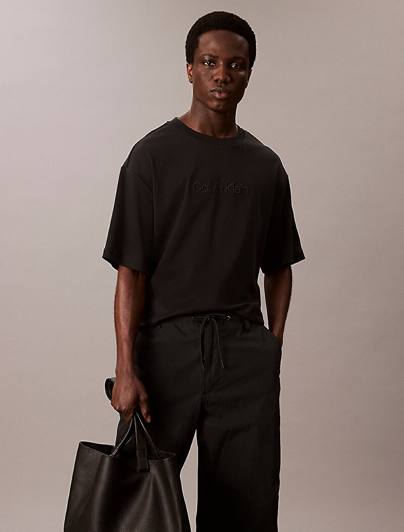 Calvin Klein Siyah Renkli Erkek Fashion Logo T-shirt