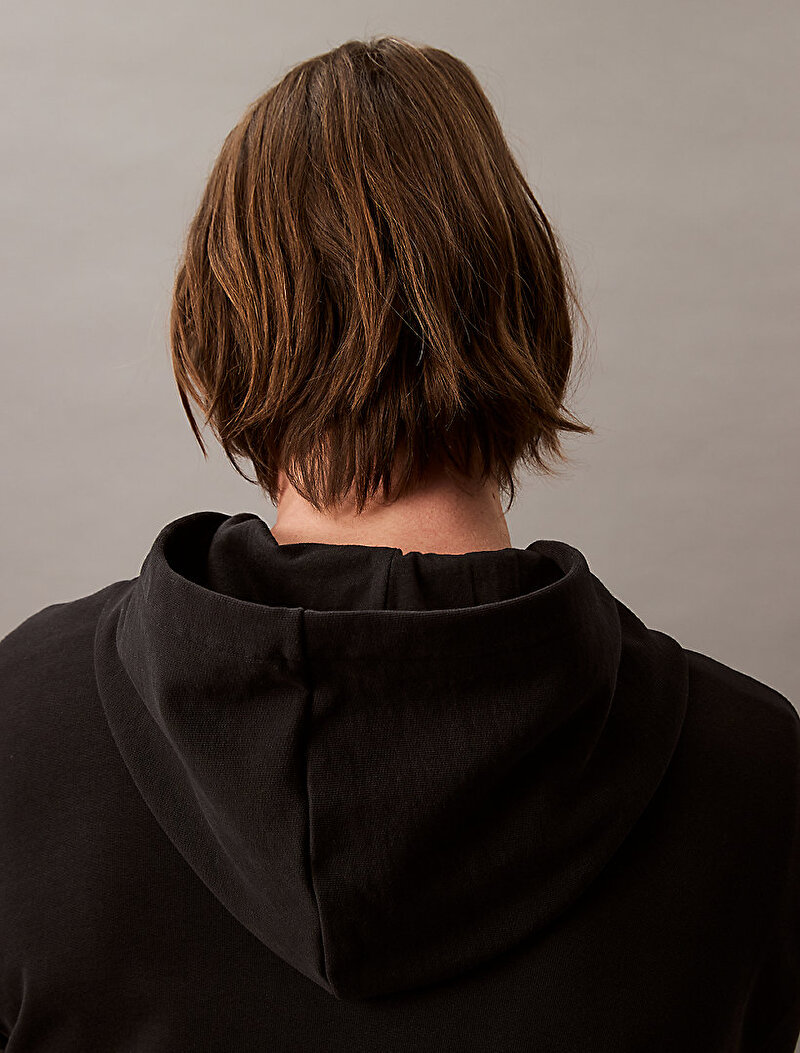 Calvin Klein Siyah Renkli Erkek Ls Standard Logo Sweatshirt