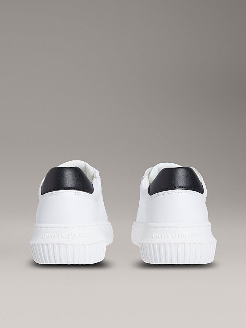 Calvin Klein Beyaz Renkli Kadın Chunky Cupsole Mono Sneaker