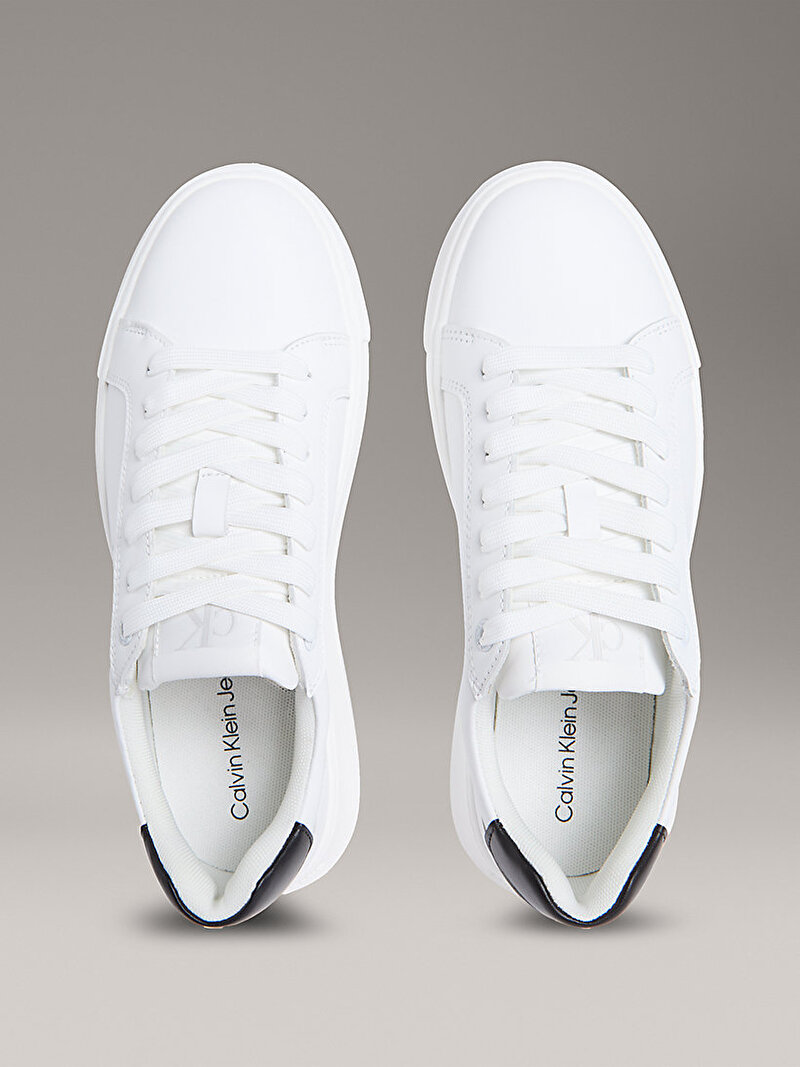 Calvin Klein Beyaz Renkli Kadın Chunky Cupsole Mono Sneaker