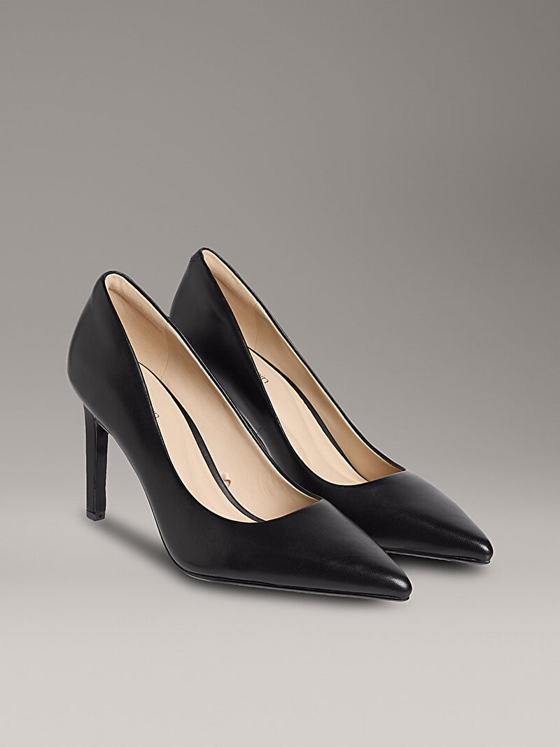 Calvin Klein Siyah Renkli Kadın Pump 90 Pointy Topuklu Ayakkabı