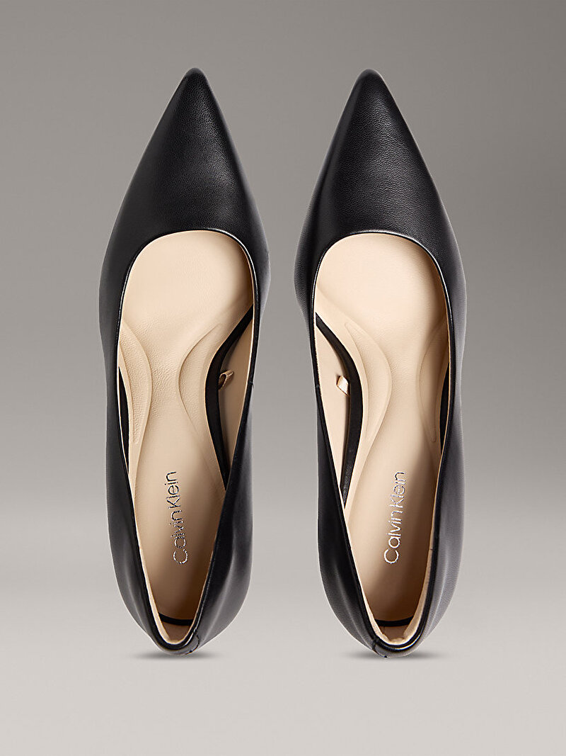 Calvin Klein Siyah Renkli Kadın Pump 90 Pointy Topuklu Ayakkabı