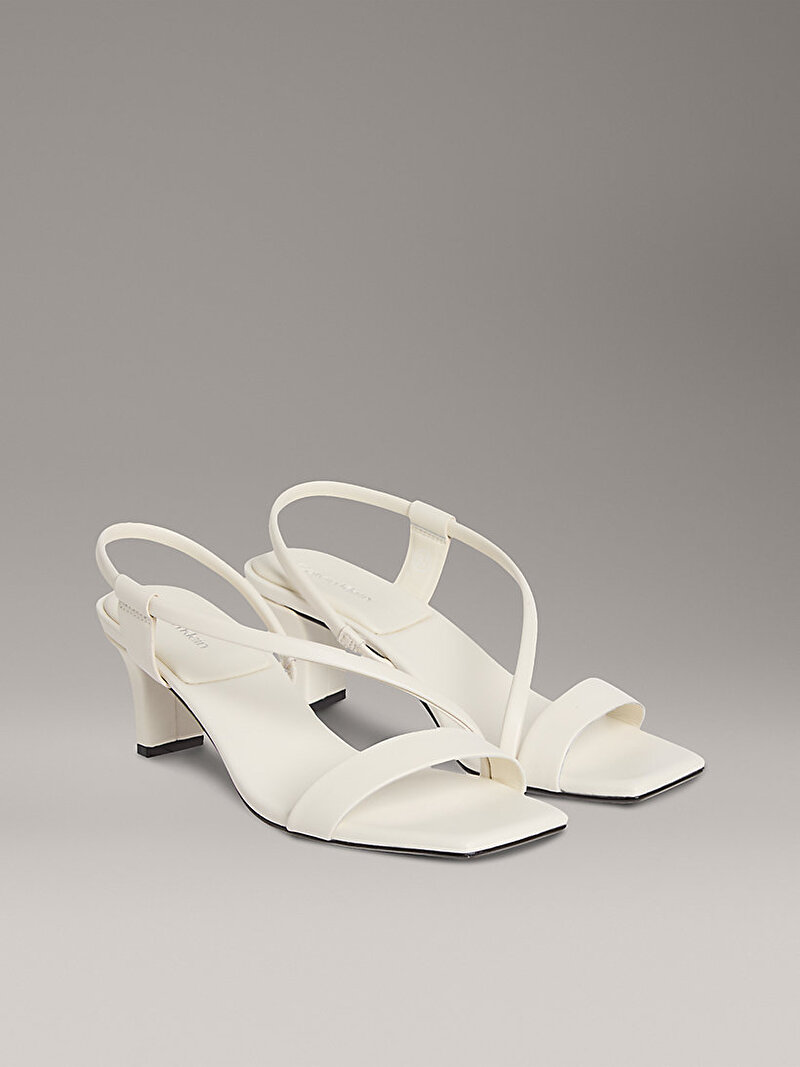 Calvin Klein Beyaz Renkli Kadın Topuklu Sandalet