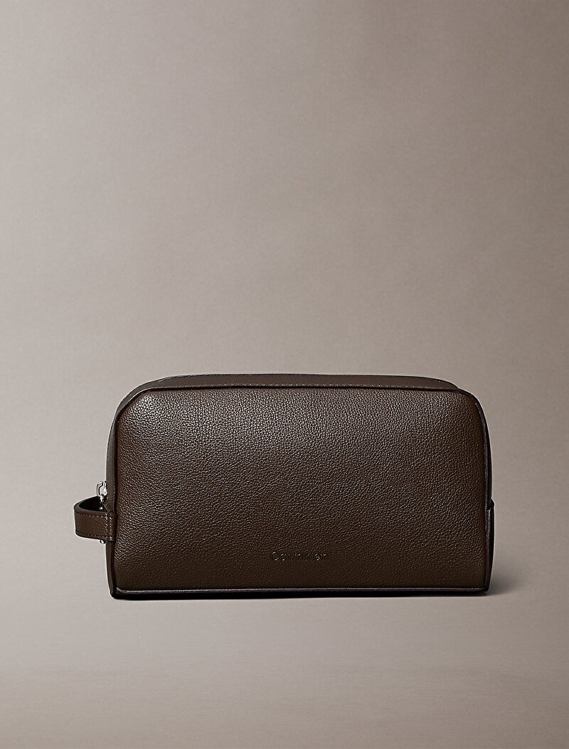 Calvin Klein Kırmızı Renkli Erkek Micropebble Washbag