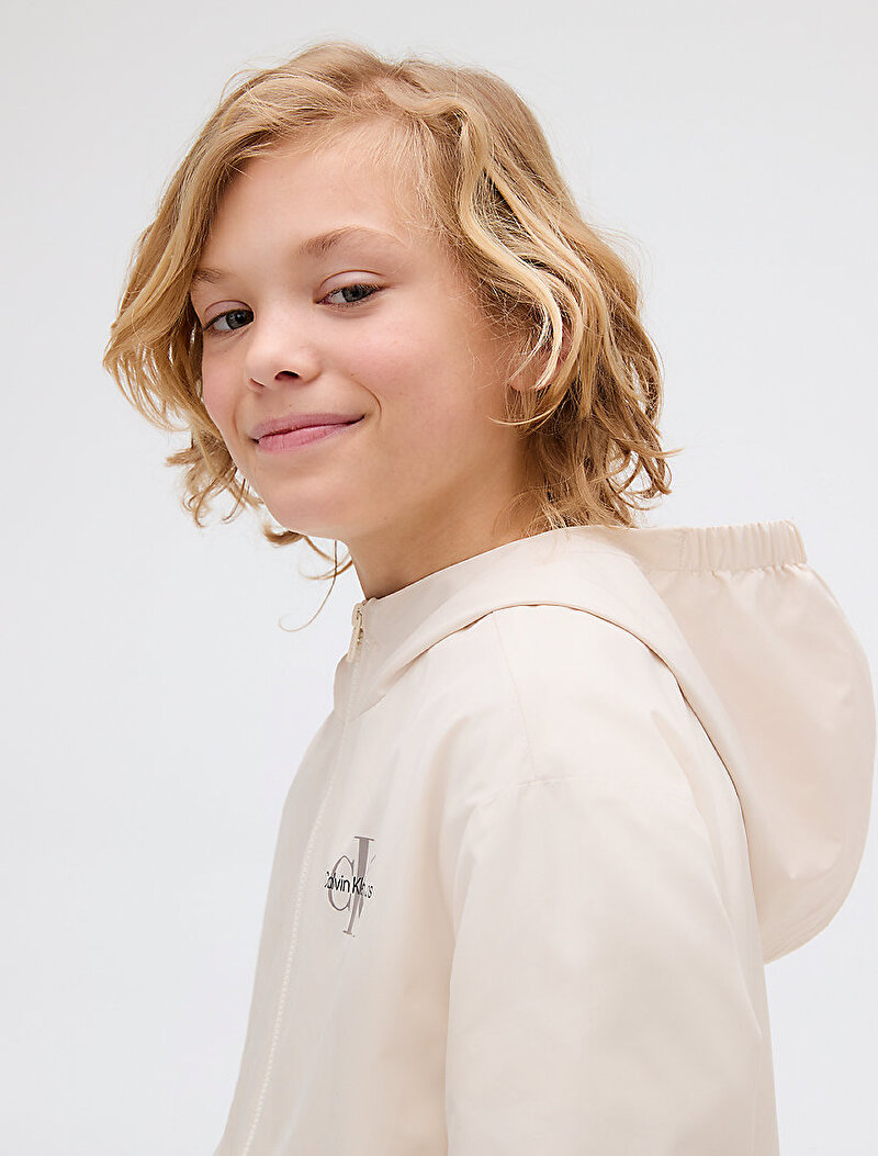 Calvin Klein Bej Renkli Erkek Çocuk Monologo Essentials Ceket