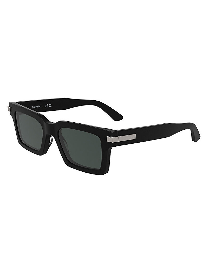 Calvin Klein Siyah Renkli Unisex Rectangle Güneş Gözlüğü