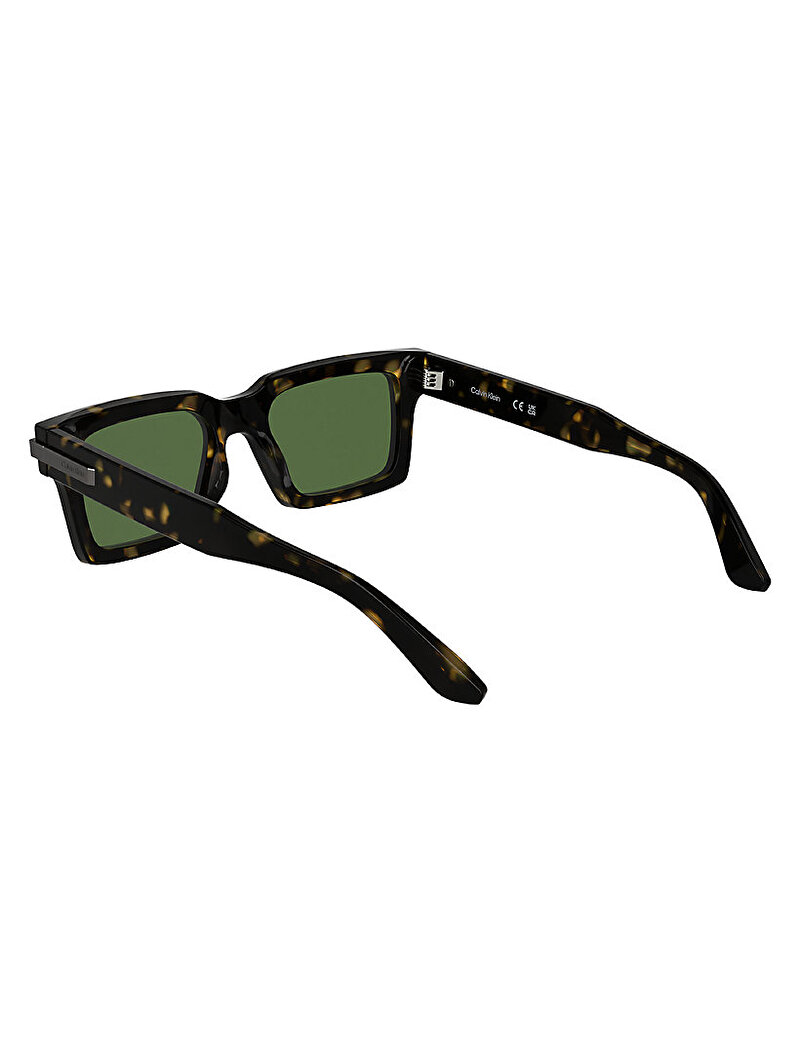 Calvin Klein Siyah Renkli Unisex Rectangle Güneş Gözlüğü