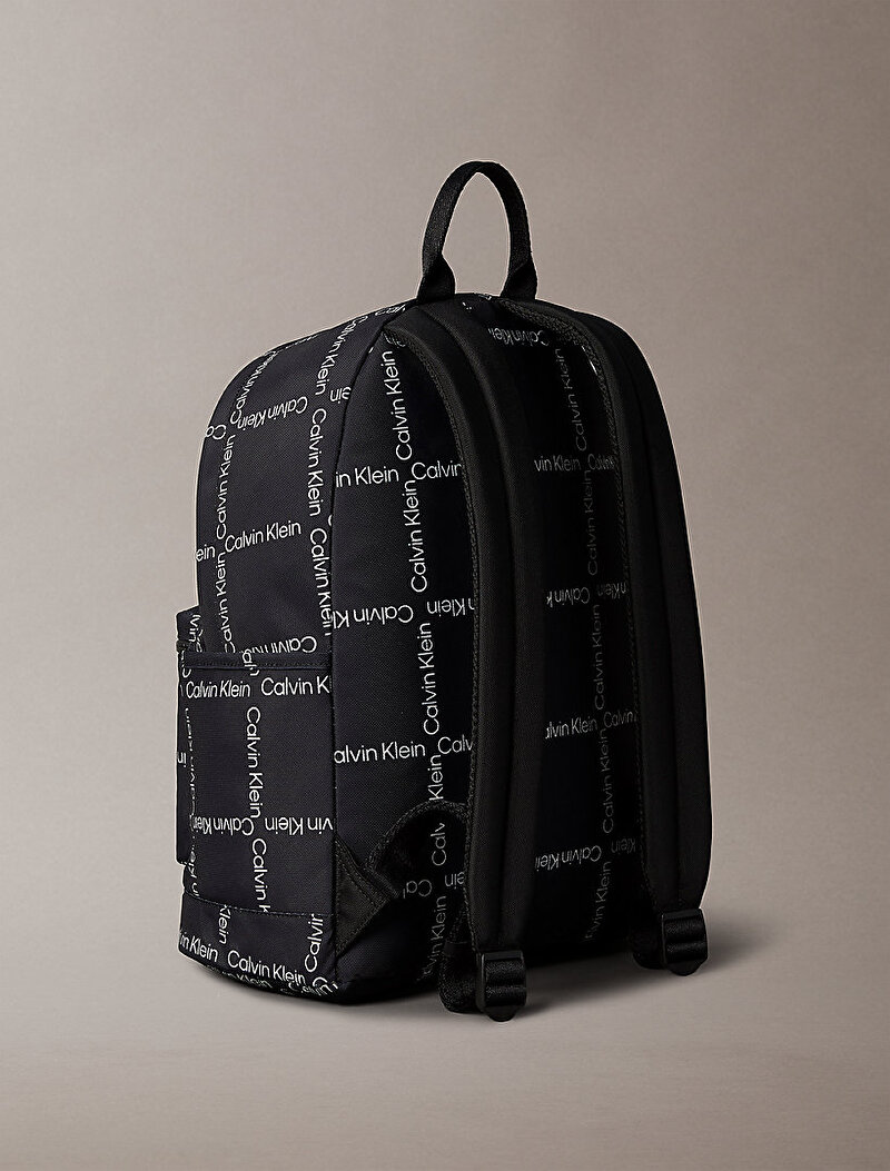 Calvin Klein Siyah Renkli Çocuk Unisex City Grid Sırt Çantası
