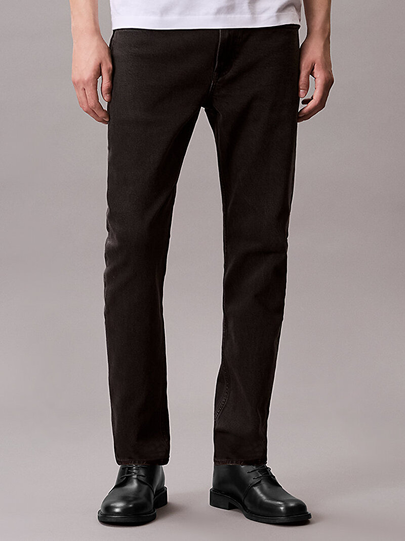 Calvin Klein Siyah Renkli Erkek Slim Taper Black Oil Jean Pantolon