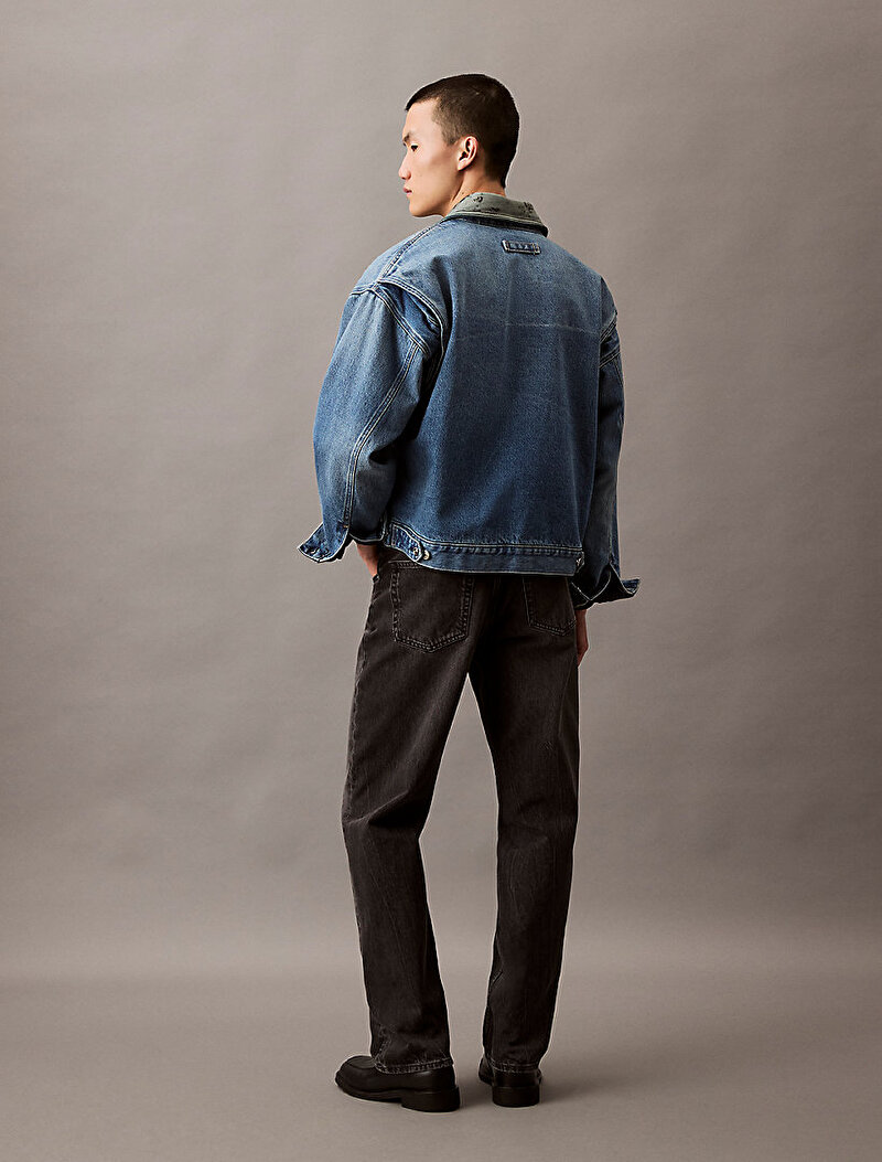 Calvin Klein Siyah Renkli Erkek 90s Straight Black Jean Pantolon